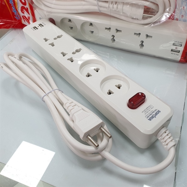 Ổ cắm lõi sứ chống cháy 2200W 4U2-3