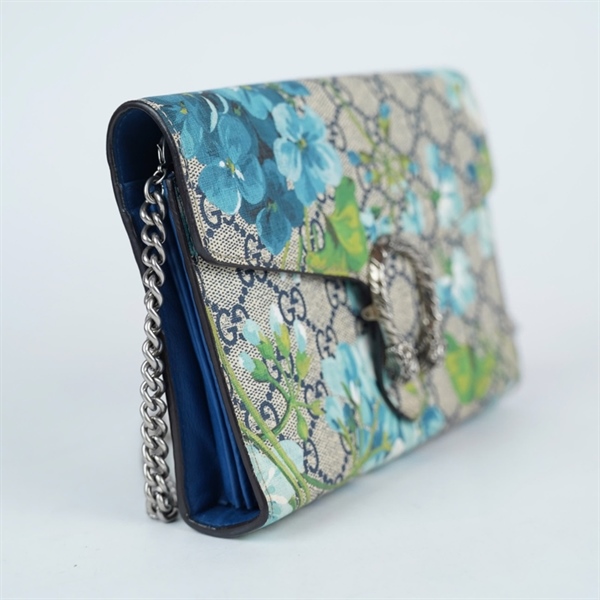 Túi GG Dionysus xám họa tiết hoa sz20 (BQ) KG+