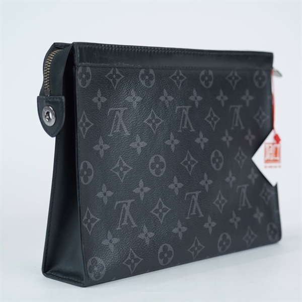 Túi LV Clutch hoa đen sz26 (BQ) KG+