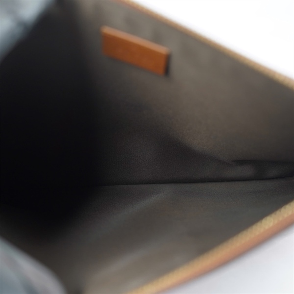 Túi GG Clutch xám họa tiết rắn (431416-0416) sz30 (BQ) KG+