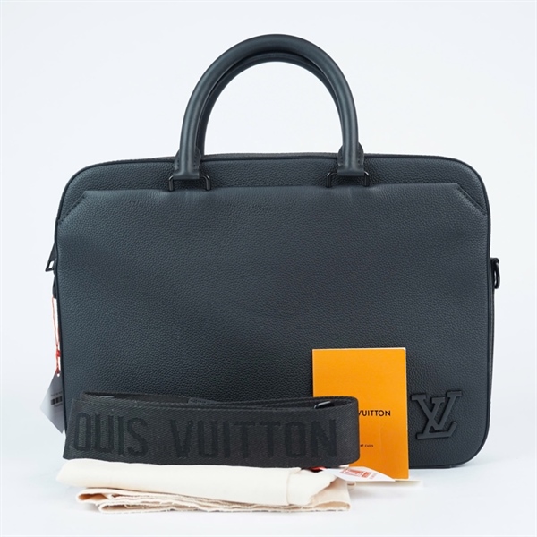 Túi LV cặp táp đen sz38 +