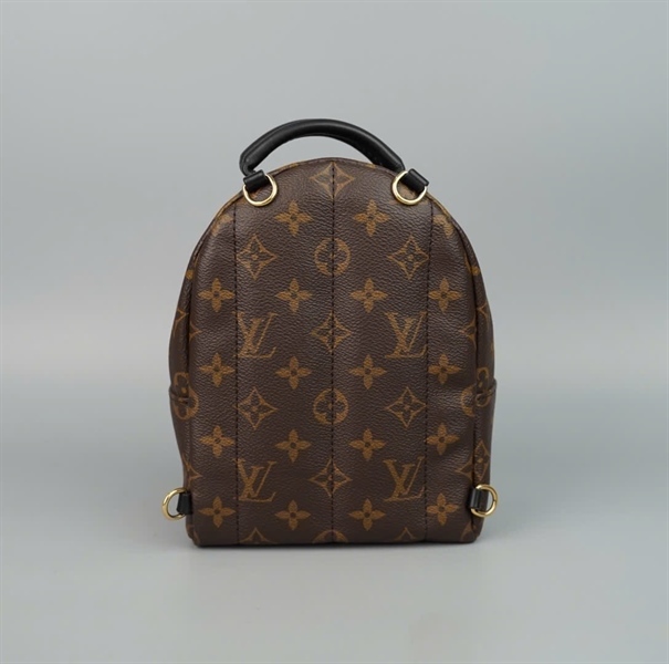 Balo LV hoa nâu có lót form 2 strap KG+