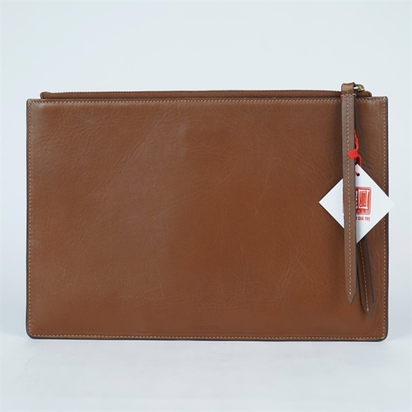 Túi GG Clutch xám họa tiết rắn (431416-0416) sz30 (BQ) KG+