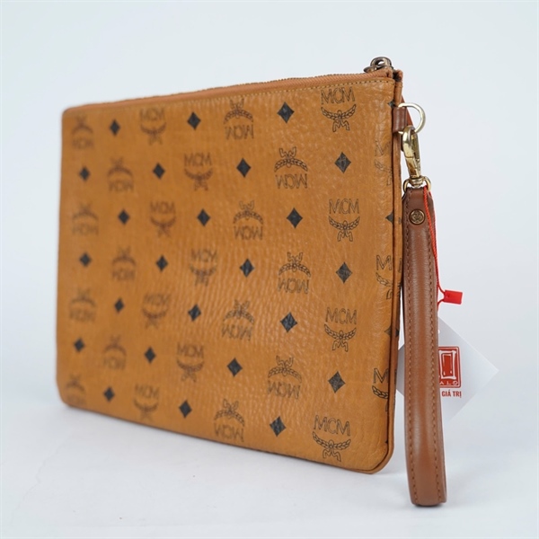 Túi MCM Clutch nâu sz28 (BQ) KG+