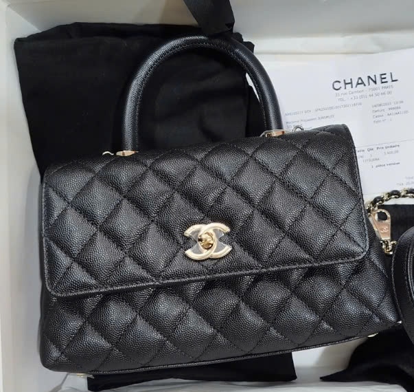 Túi Chanel Coco đen (T2T2U0NA) sz23 +