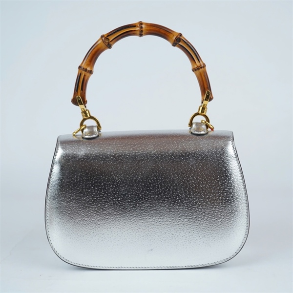 Túi GG Bamboo 1947 bạc 2 strap sz21 (BQ) KG+