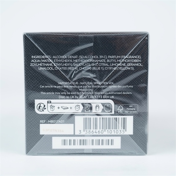 Nước Hoa Montblanc Explorer Đen 100ml (PN) KG+
