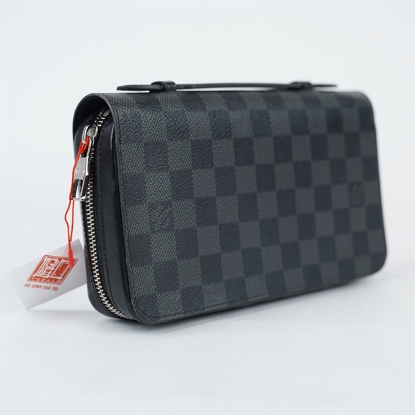 Túi LV Clutch ô vuông đen sz22 (BQ) KG+