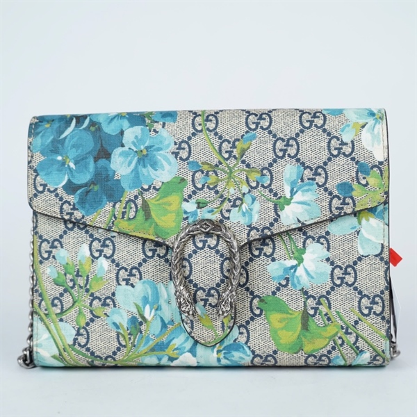 Túi GG Dionysus xám họa tiết hoa sz20 (BQ) KG+