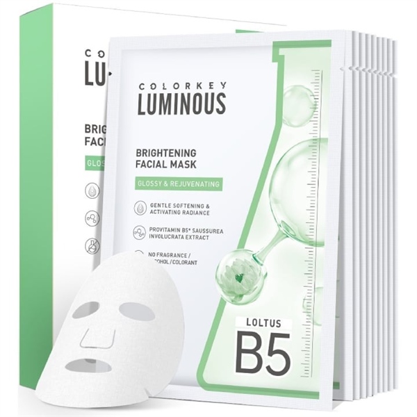 LẺ 1 MIẾNG Mặt Nạ Dưỡng Sáng Da Colorkey Luminous Brightening Facial Mask Xanh lá