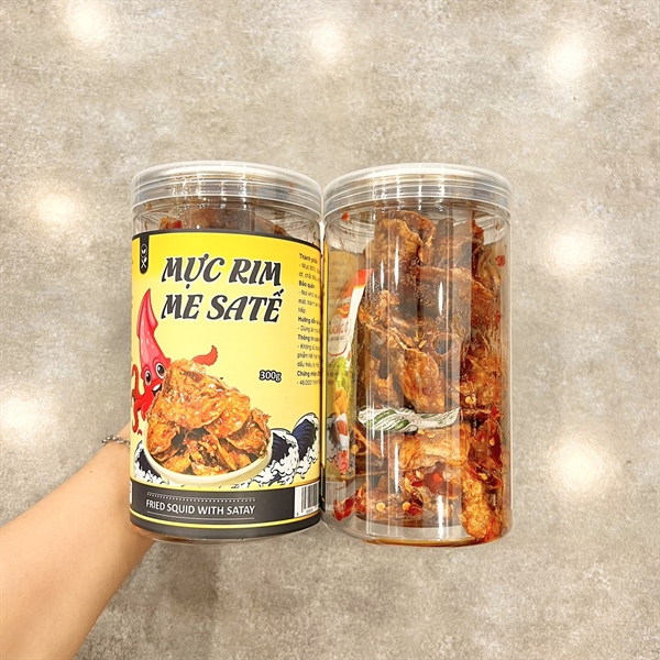 Mực rim me sa tế 300g