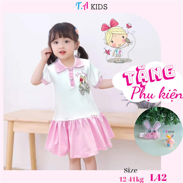 L42 (12-41kg) Váy thun đuôi cá thỏ Like beautiful