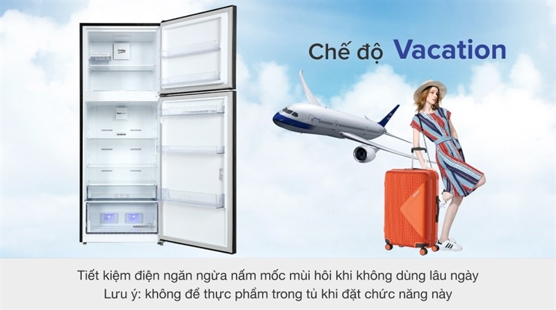 Tủ lanh Beko RDNT470I50VK 470 Lít
