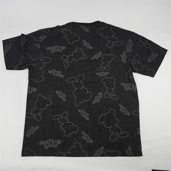 Áo thun đen in hình gấu 2XL KG+