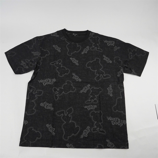 Áo thun đen in hình gấu 2XL KG+