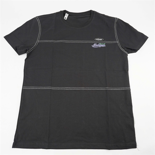 Áo thun đen in logo Michigan 3XL KG+