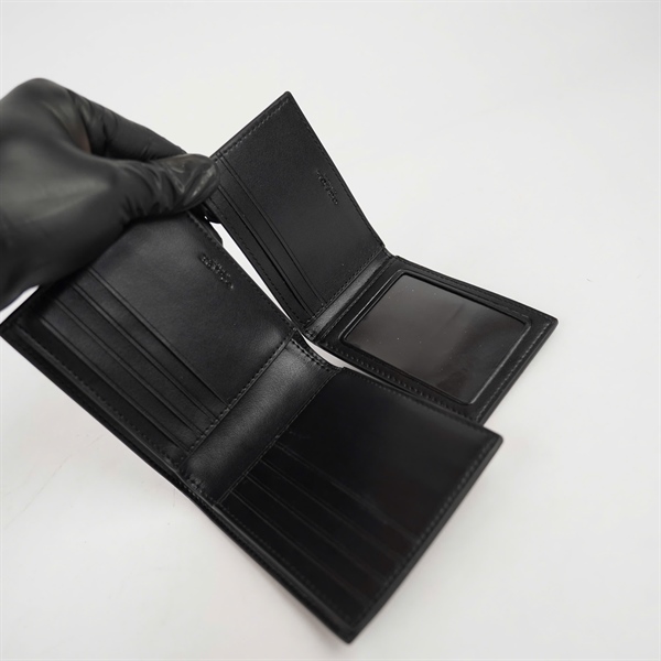 Ví Coach nam đen in hình +