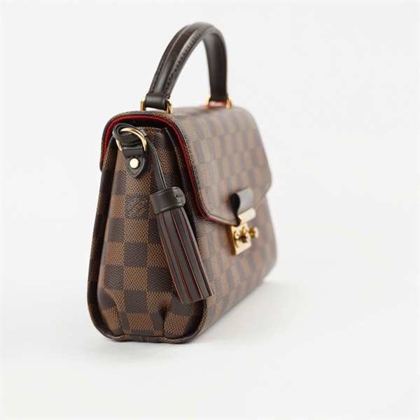 Túi LV Croisette ô vuông nâu TR4137 sz22 +