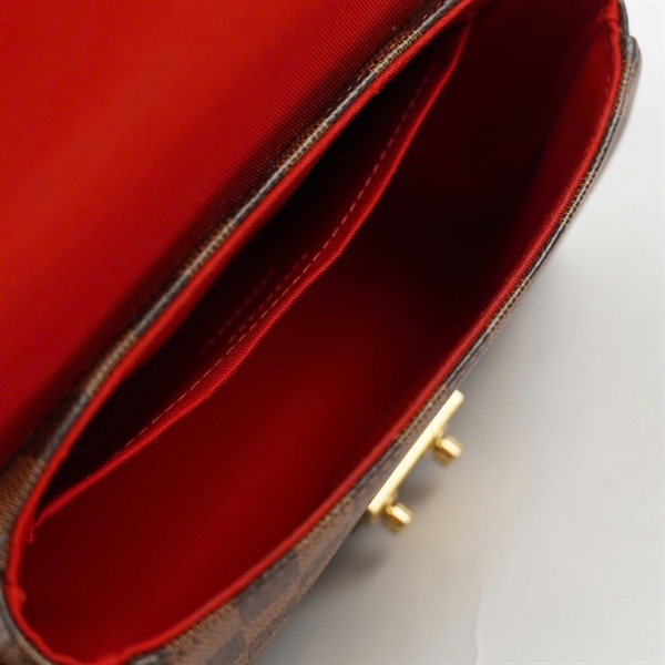 Túi LV Croisette ô vuông nâu TR4137 sz22 +