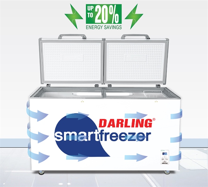 Tủ Đông Mát 2 Ngăn Smart Darling