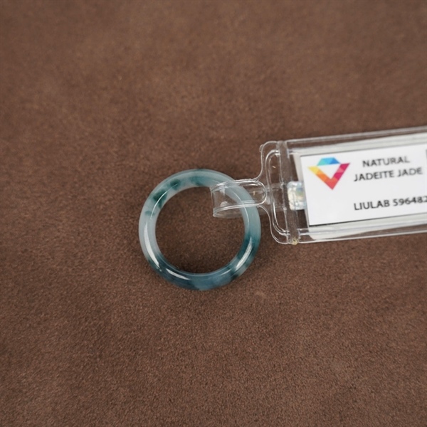 Nhẫn cẩm thạch xanh (596482) sz16.51x5.62 +