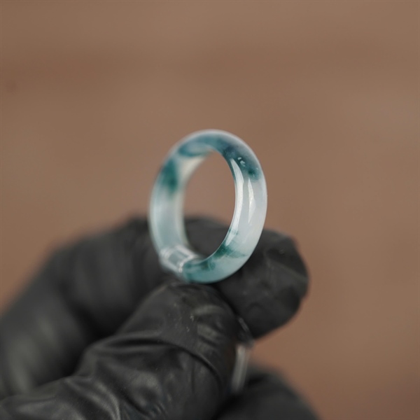 Nhẫn cẩm thạch xanh (596482) sz16.51x5.62 +