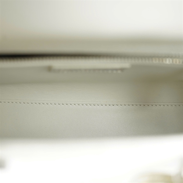 Túi Dior Lady trắng da cá sấu (02-MA-0233) szS KG+