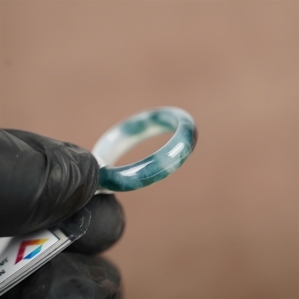 Nhẫn cẩm thạch xanh (658737) +