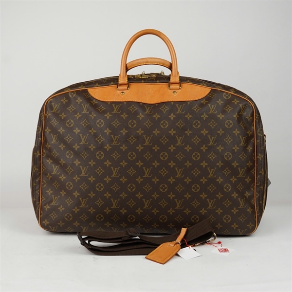 Túi LV du lịch hoa nâu kèm tag da sz55 (HV) KG+