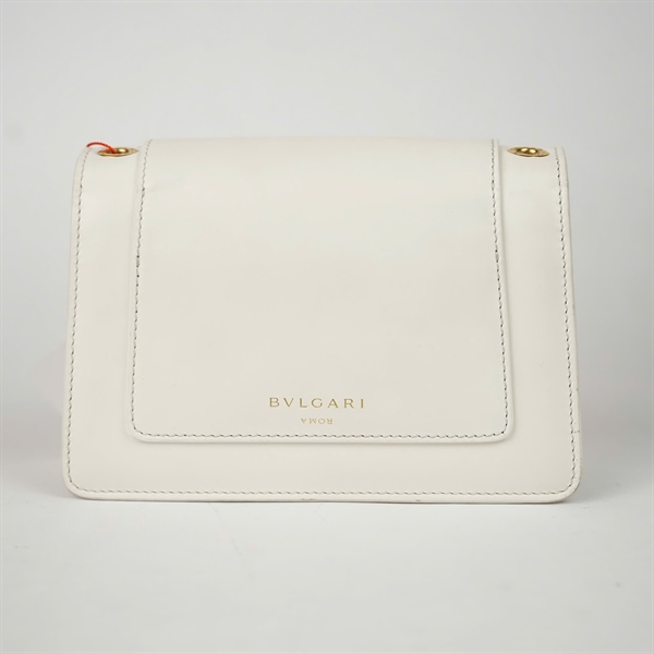 Túi Bvlgari trắng 3 strap (3276642Y) sz18 (A-T) KG+