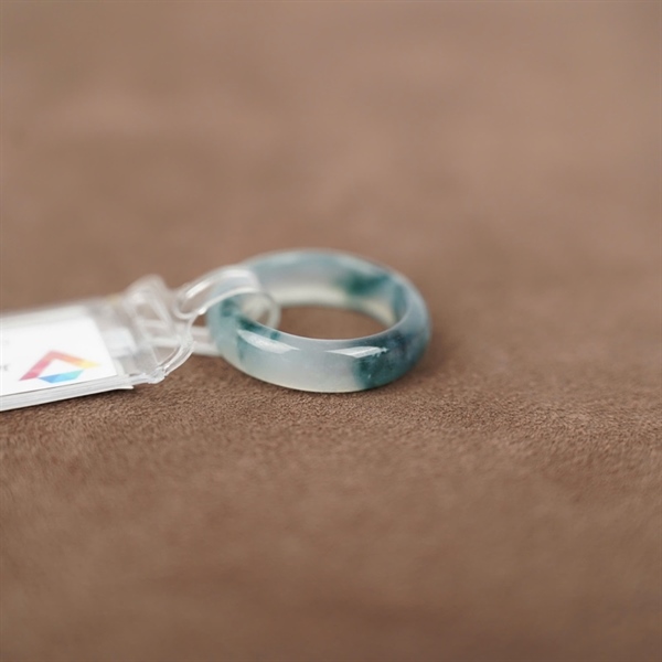 Nhẫn cẩm thạch xanh (596482) sz16.51x5.62 +