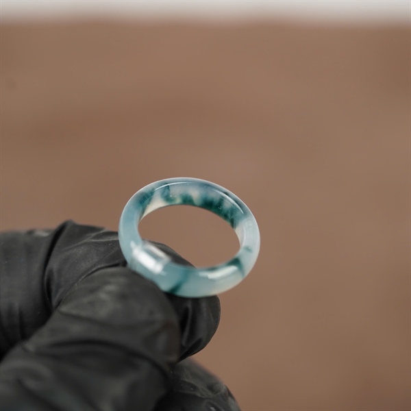 Nhẫn cẩm thạch xanh (596482) sz16.51x5.62 +