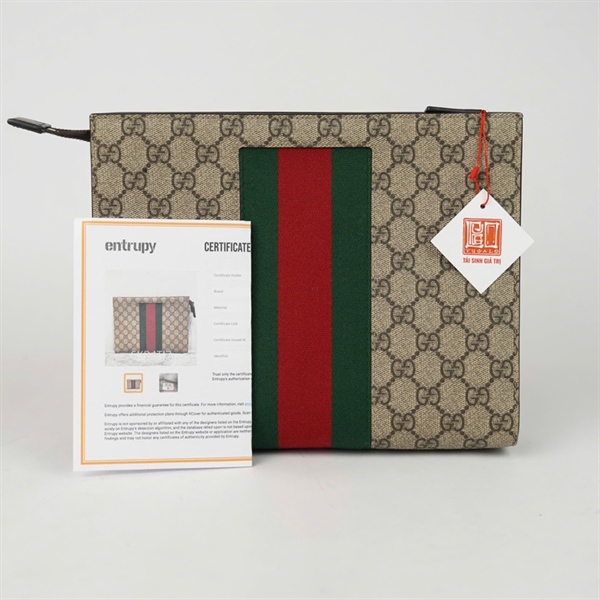 Túi GG Clutch xám (475316-562600) sz26 (A-T) KG+