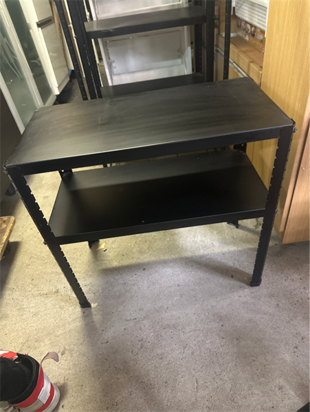 Kệ sắt 2 tầng đen