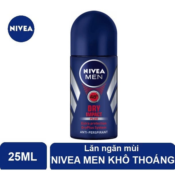 LĂN KHỬ MÙI NIVEA MEN - DRY IMPACT 25ML