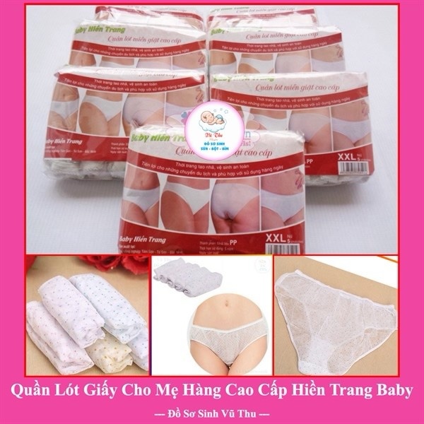 Quần lót giấy cao cấp Bịch 5 chiếc