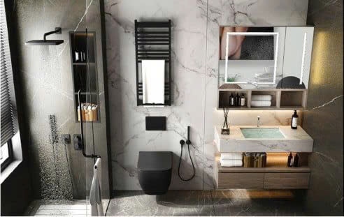 BỘ TỦ LAVABO PVC - LC-8009