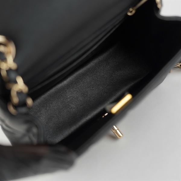 Túi Chanel mini 7 đen (X325CK8) sz15 KG+