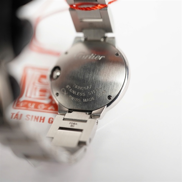 Đồng hồ Cartier bạc (3009783925AX) sz30 (HC) KG+