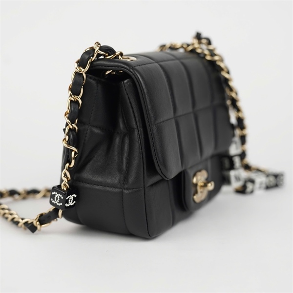 Túi Chanel mini 7 đen (X325CK8) sz15 KG+