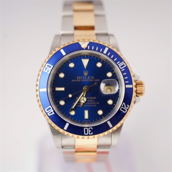 Đồng hồ Rolex mặt xanh dương sz44 (HC) KG+