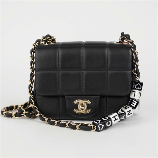 Túi Chanel mini 7 đen (X325CK8) sz15 KG+