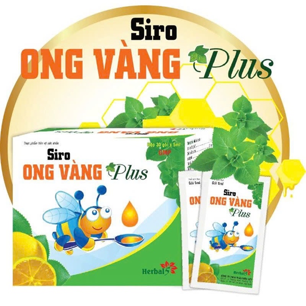 SIRO ONG VÀNG PLUS - HỘP 30 GÓI