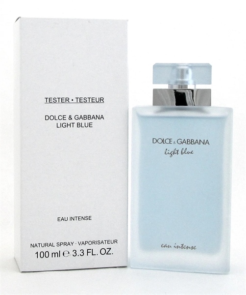 TESTER Dolce & Gabbana Light Blue Eau Intense Pour Femme 100ml