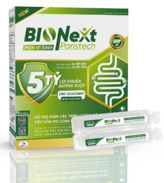 Thực phẩm bổ sung Men vi sinh BioNext Dolexphar Hỗ trợ giảm các triệu chứng rối loạn tiêu hoá (25 ống x 10ml)