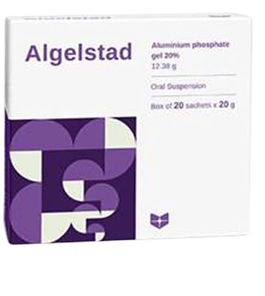 Thuốc Algelstad 12.38g (Nhôm Phosphat) Stella điều trị viêm thực quản, viêm dạ dày (20 gói x 20 g)