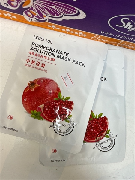 Mặt Nạ Tinh Chất Lựu Cấp Ẩm Lebelage