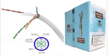 Dây mạng CAT6 Vinacap 8 đồng
