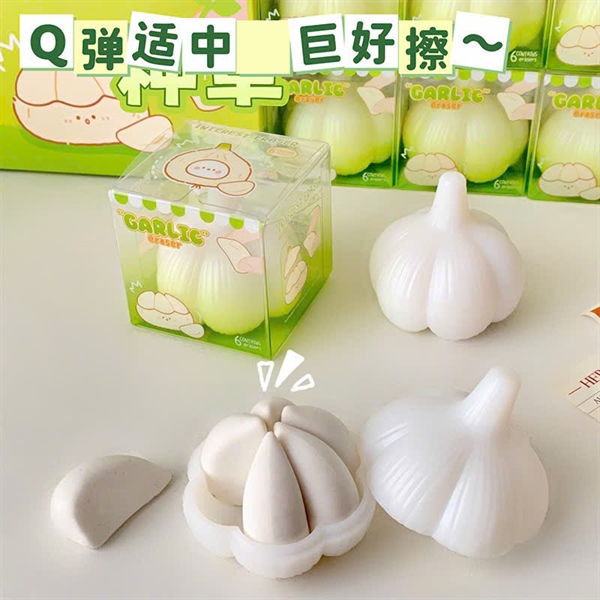 Hộp Tẩy hình củ tỏi 6 múi 24497