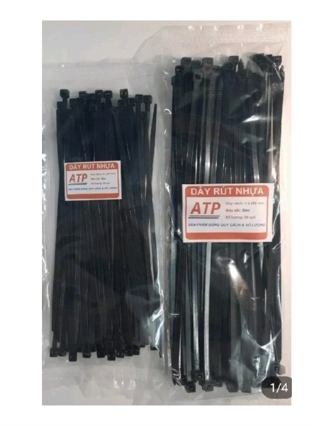 DÂY RÚT NHỰA ĐEN 4LY×2T